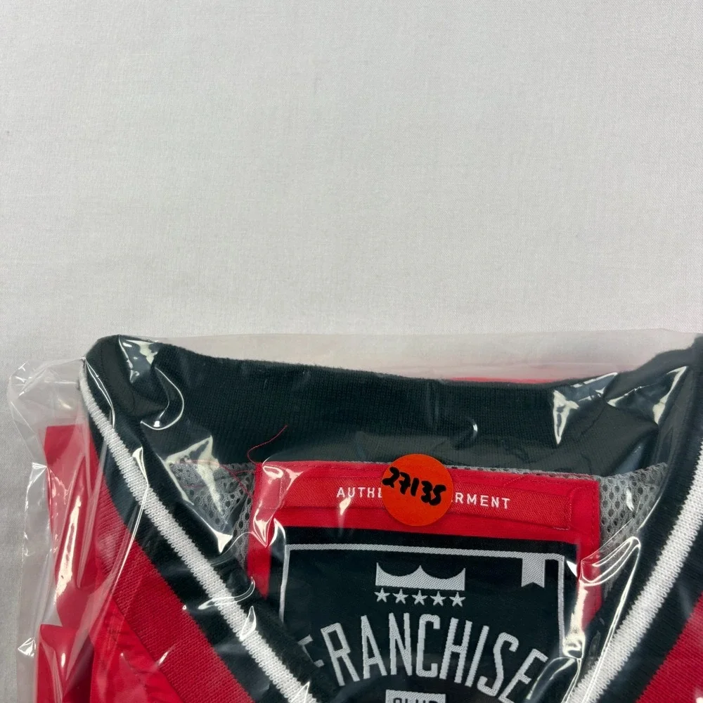 Georgia‎ Bulldogs Jacket Mens Large Red Windbreaker Pullover Embroidered NCAA